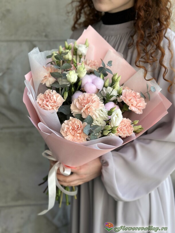 устома, диантусы, хлопок фото 4