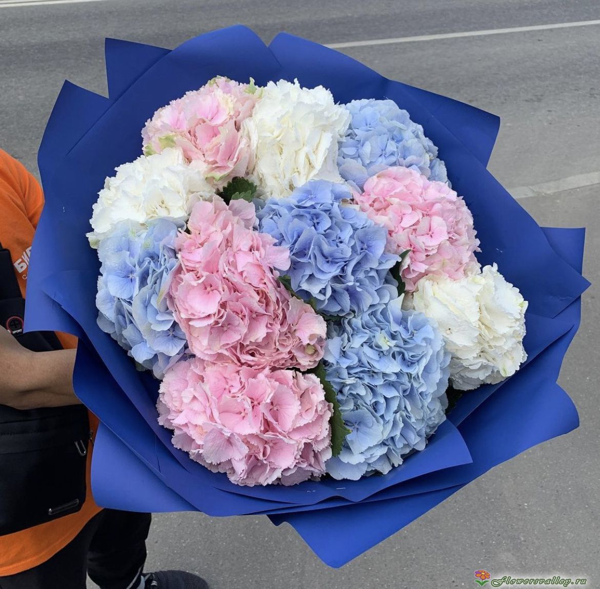 Букет из гортензий 9 шт.