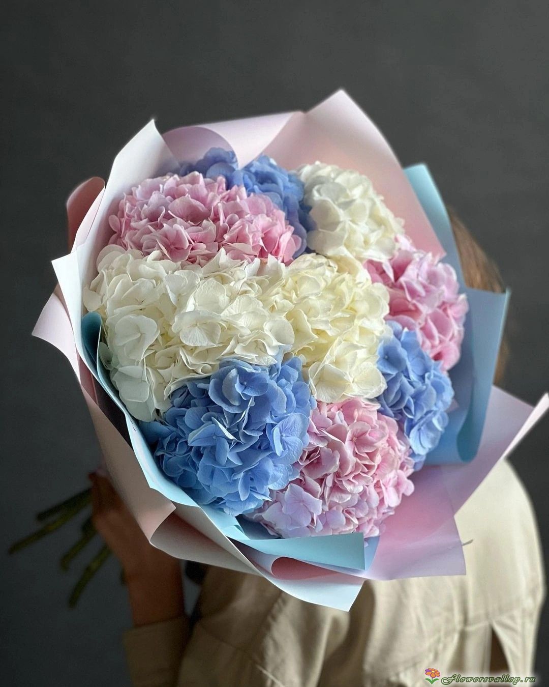 Букет из гортензий 9 шт.