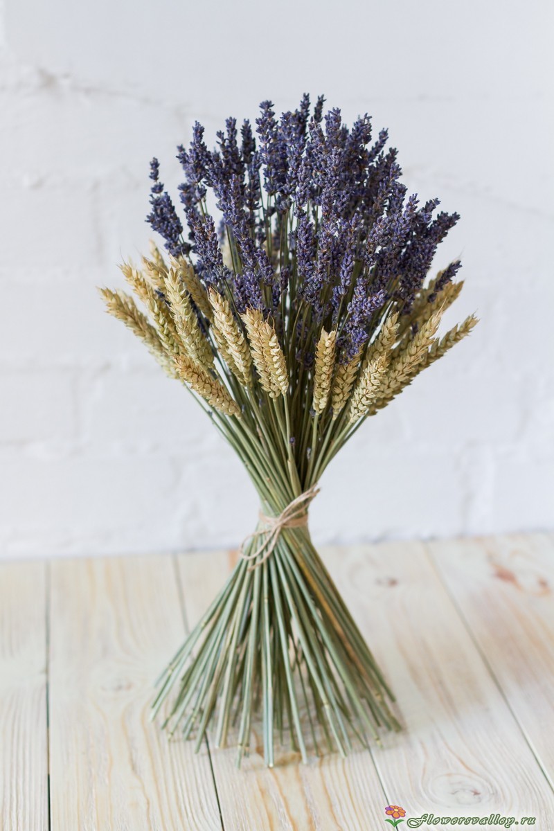 Букет лаванда и пшеница, маленький