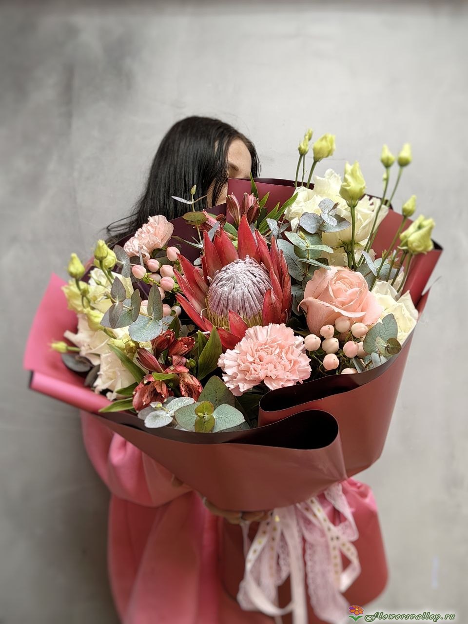 Букет с протеей