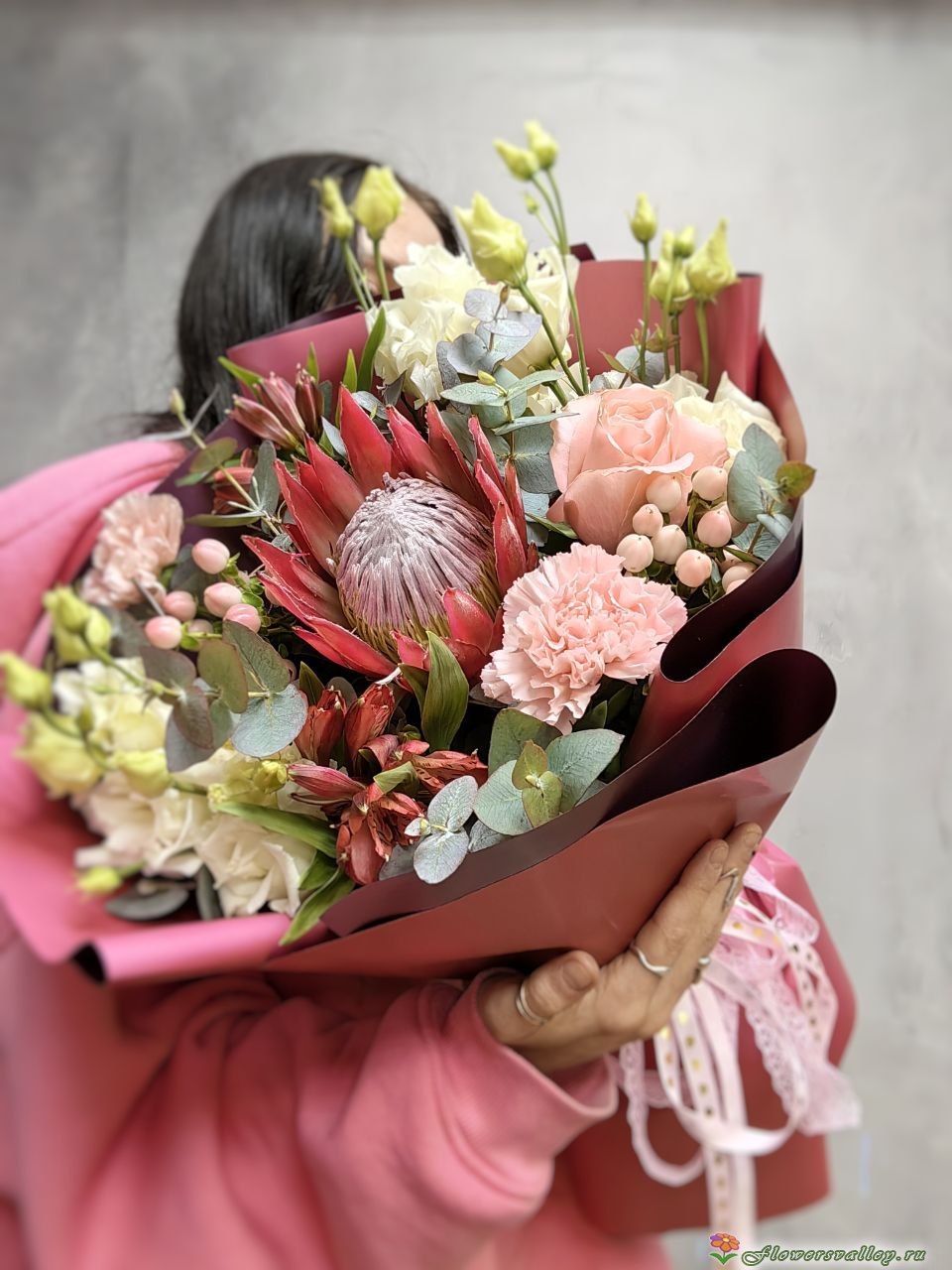 Букет с протеей