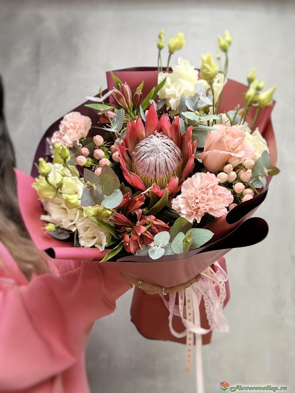 Букет с протеей