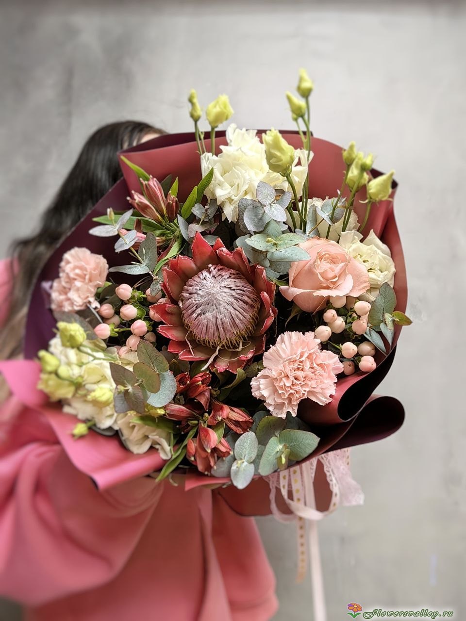 Букет с протеей