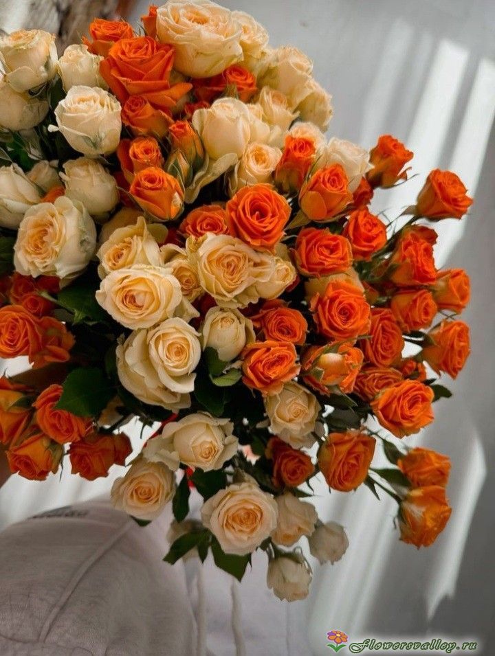  Букет из 15 кустовых роз. Спецпредложение "Фортуна"