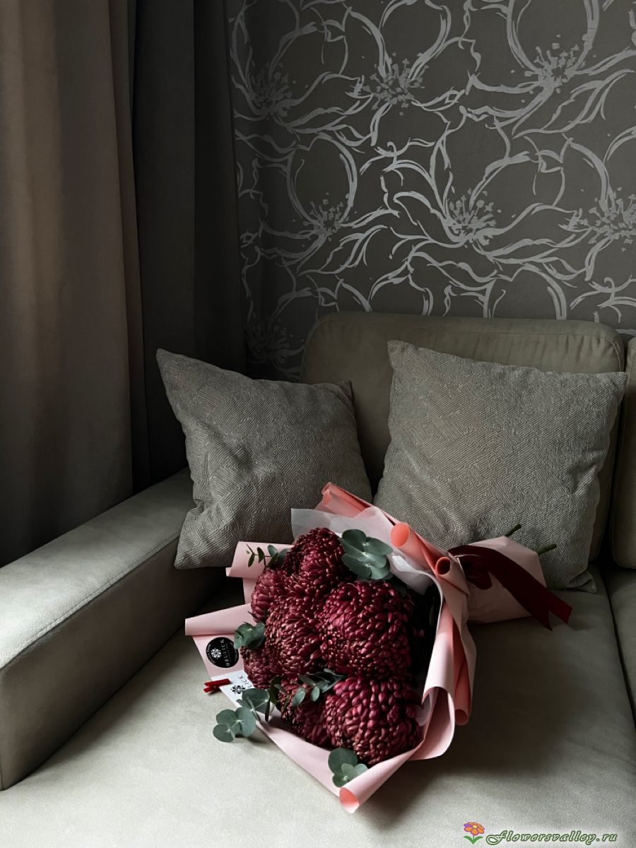 Букет хризантем Бигуди 7