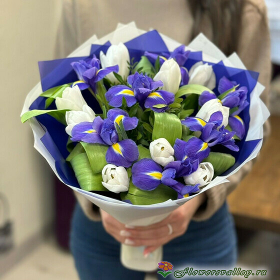 Тюльпаны и ирисы