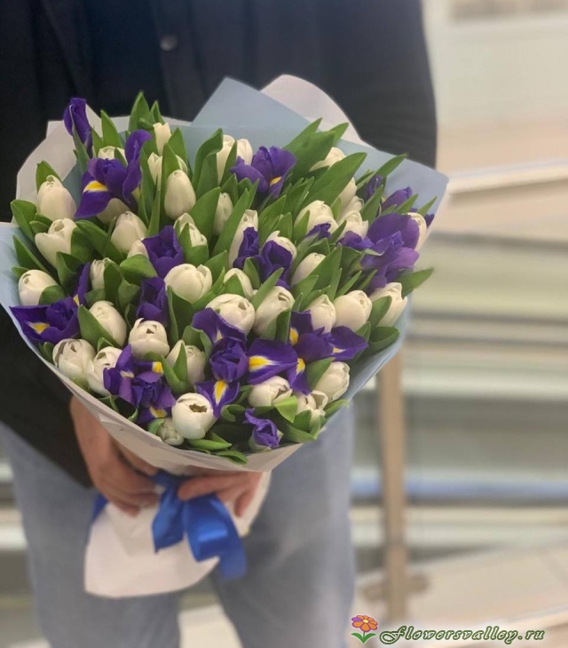 Тюльпаны и ирисы