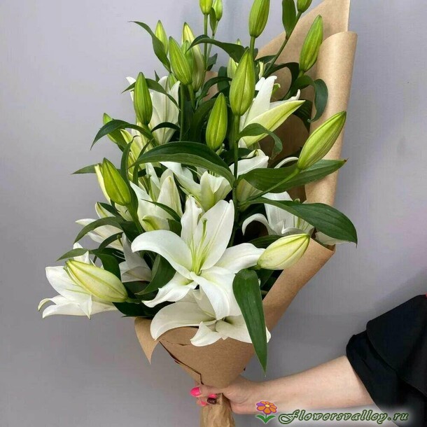 7 белых лилий 