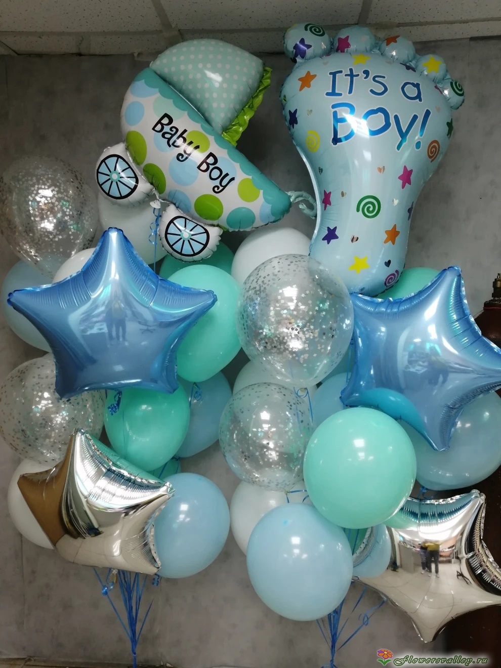 Набор шаров на выписку для мальчика