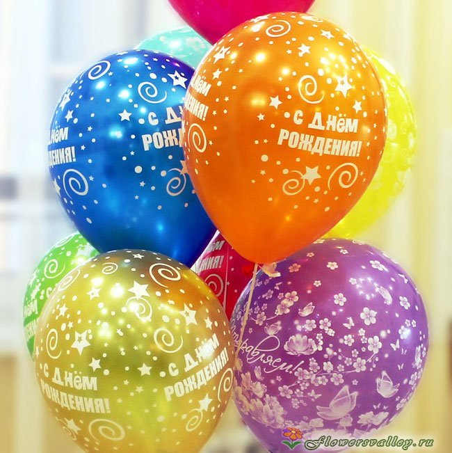 Шары "С Днём Рождения"