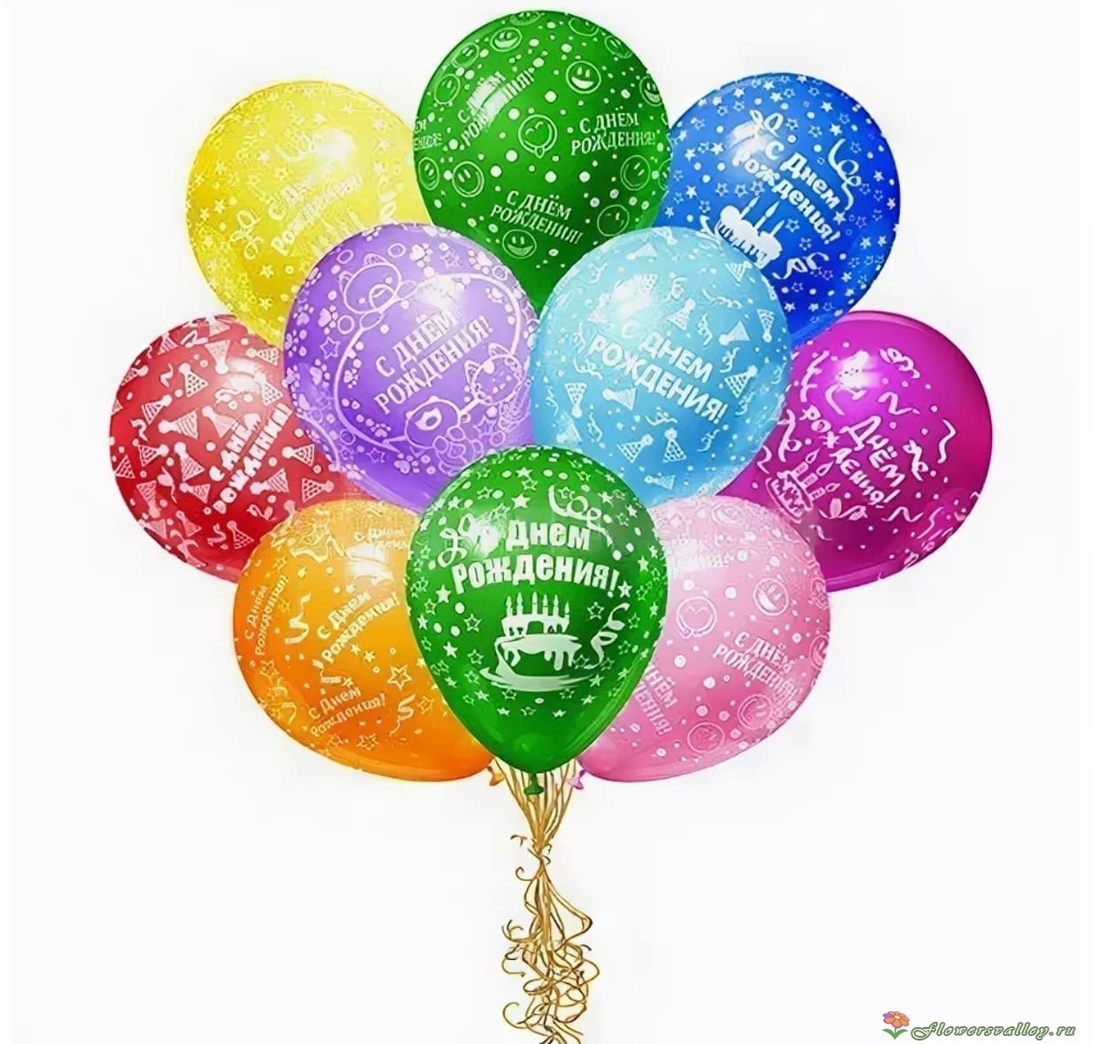 Шары "С Днём Рождения"