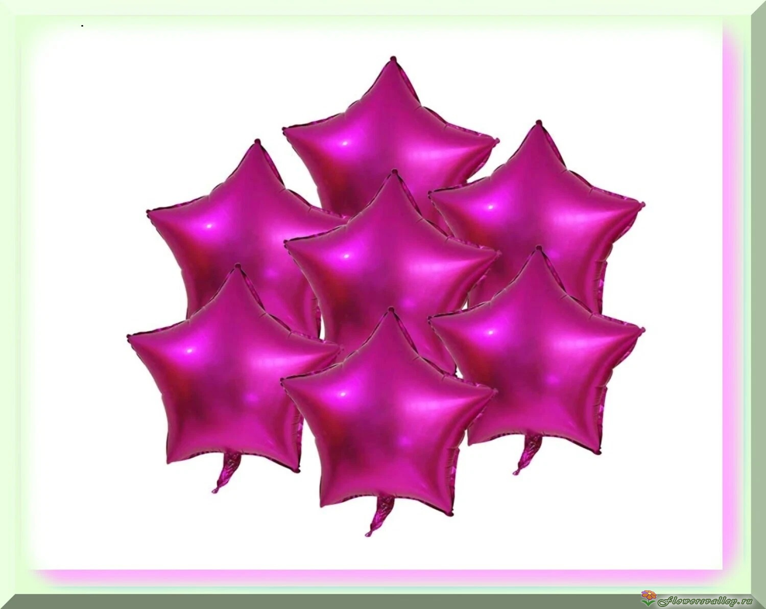 Букет фольгированных шаров Звезды