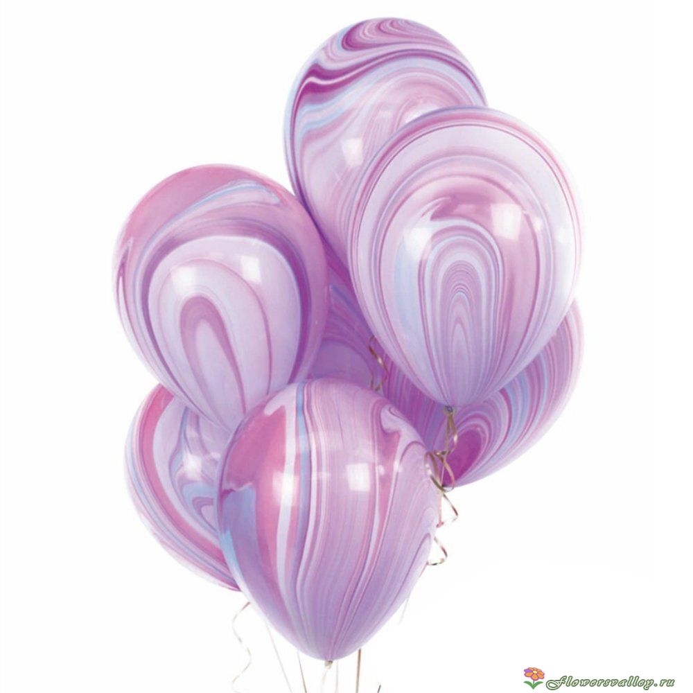 Шары латексные Агаты 7 шт.