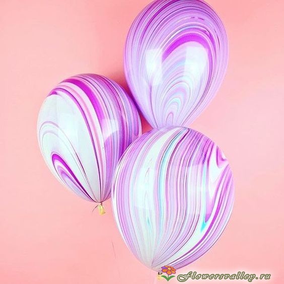 Шары латексные Агаты 7 шт.