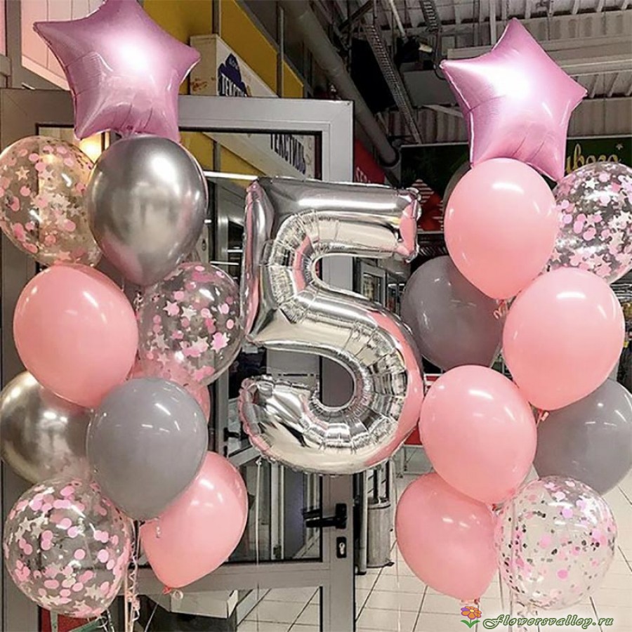 Набор шаров на 5 лет