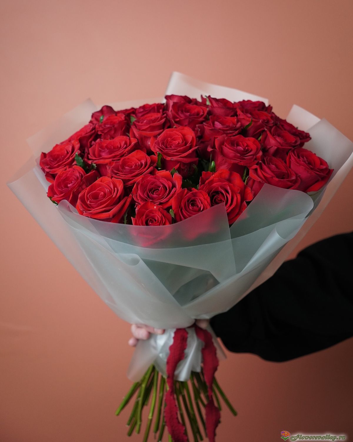 Букет из 35 красных роз, сорт "Explorer"