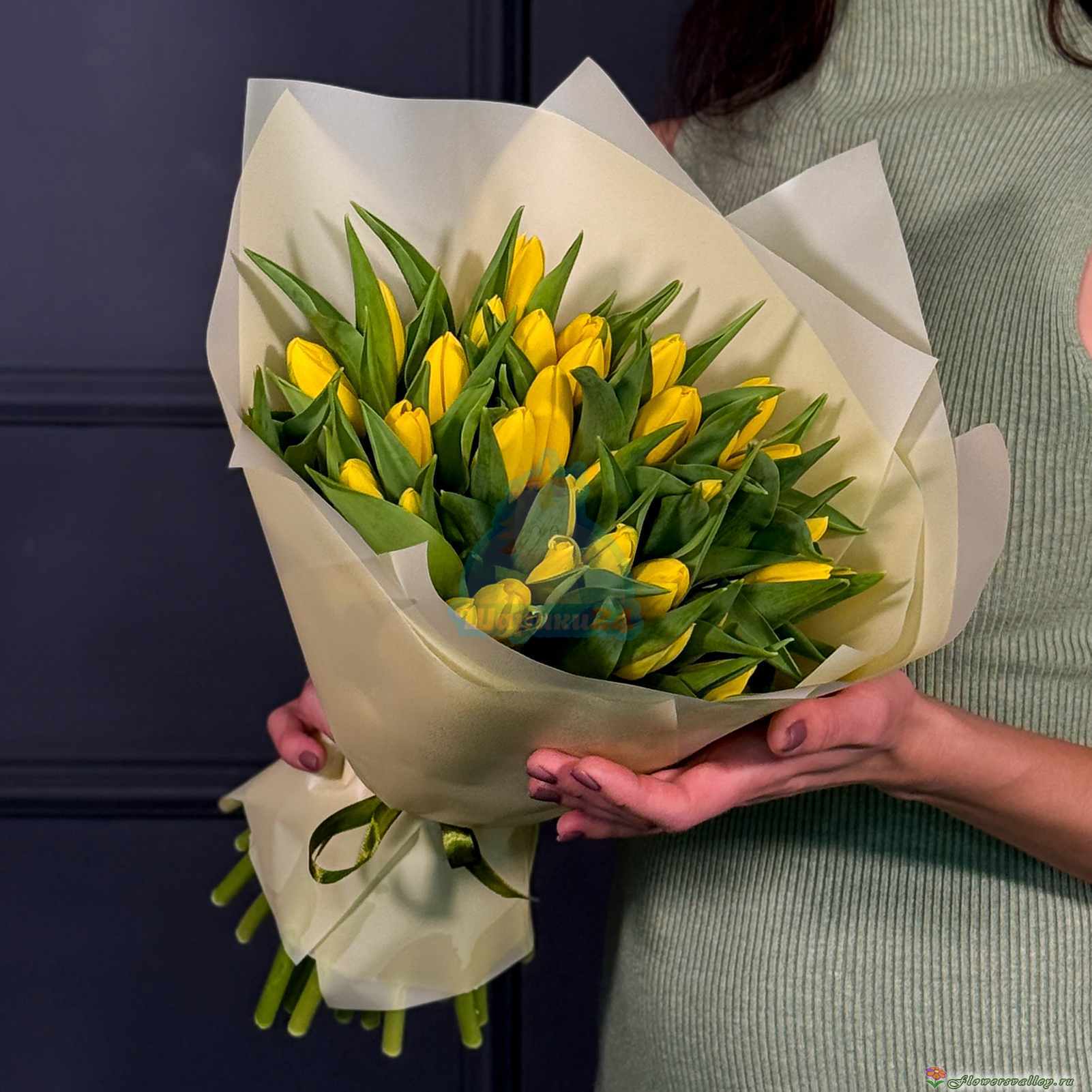 Тюльпаны желтые 