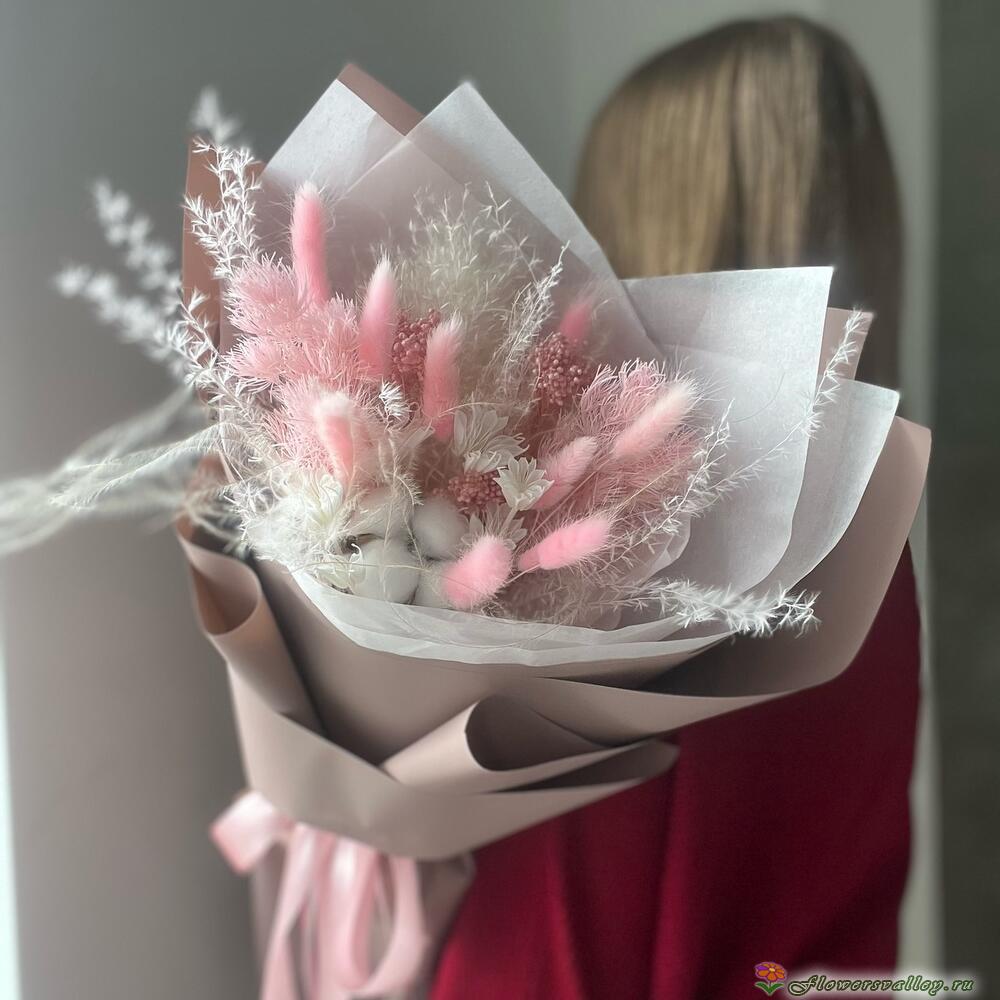Композиция из сухоцветов "Романтика"