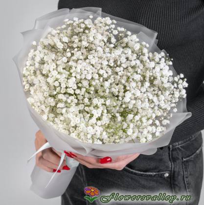 Букет из белой гипсофилы