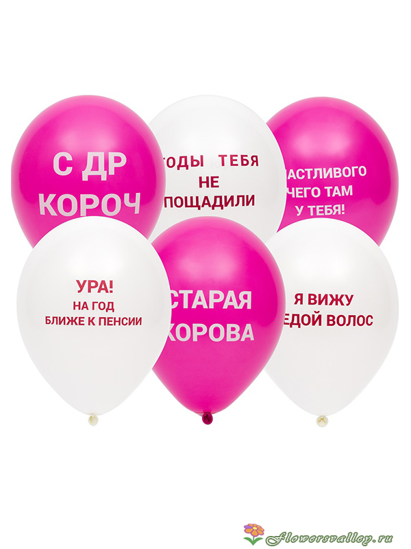 Шары "Оскорбительные для неё с ДР"