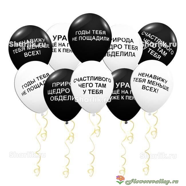 Шары "Оскорбительные для неё с ДР"