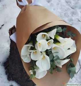Букет из 15 калл, 15 шт