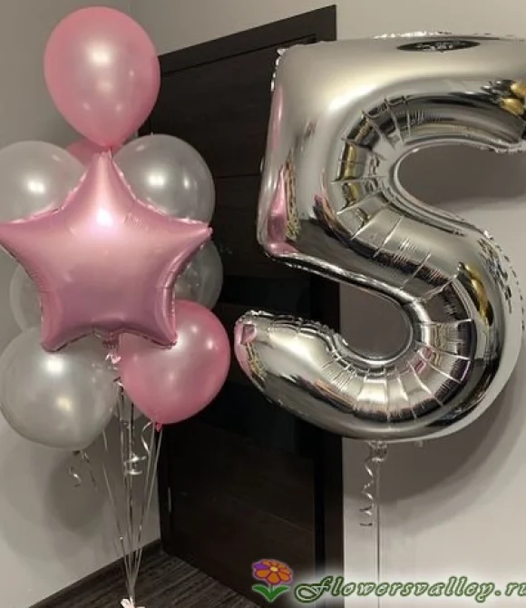 Набор шаров на 5 лет
