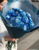Букет из голубой гвоздики