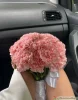 Букет невесты из розовых гвоздик 