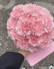Букет невесты из розовых гвоздик 