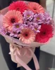 Букет из гербер и хризантем