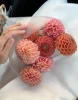 Букет из оранжевых георгин, 7 шт.