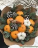 Букет новогодний с мандаринами, маленький
