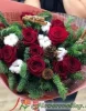Букет из роз и нобилиса