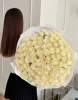 Букет из 101 розы Канделайт (пр-во Эквадор, сорт "Candlelight", пионовид)