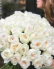 	Букет из 51 розы Вайт Охара ( сорт White O'Hara, пр-во Эквадор) Фото 2