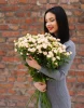 Букет из 15 персиковых кустовых роз "Яна" (JANA) Фото 5
