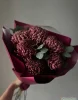 Букет хризантем Бигуди с эвкалиптом
