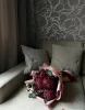 Букет хризантем Бигуди с эвкалиптом