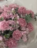 Букет с маттиолой и диантусами