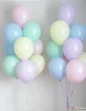 Фонтан шаров "Макаронс" 30 шт. (микс) 