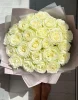 25  белых роз Аваланш