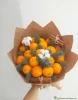 Букет новогодний с мандаринами