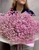 Букет из розовой гипсофилы