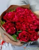 Букет из красных пионов, 9 шт.