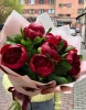 Букет из красных пионов, 9 шт.