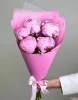 Букет из 5 розовы пионов