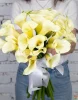 Букет из 25 белых калл